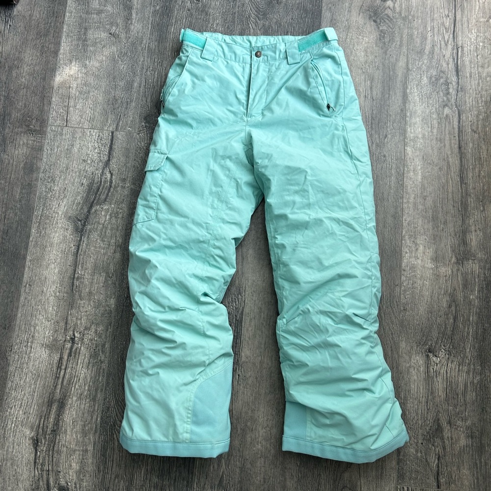 COPY - Columbia Teal Girls M (10/12) ski/snow pants